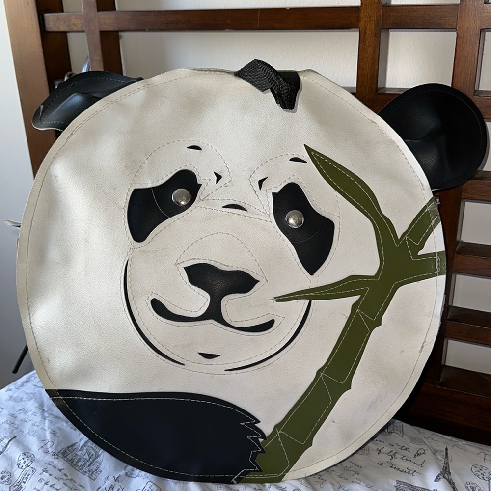 🌴Little Packrats Panda Backpack